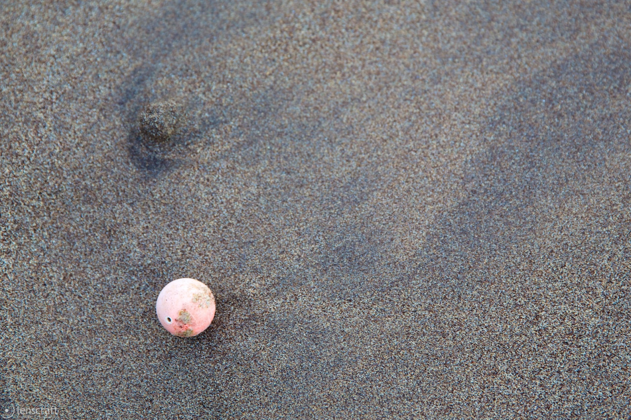 pink ball / hana, hawaii
