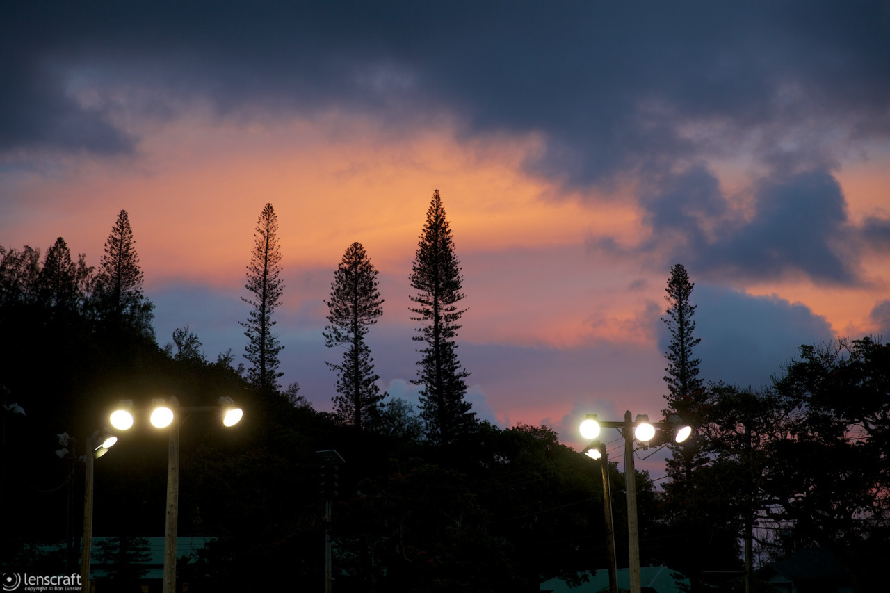 night falls / hana, hawaii
