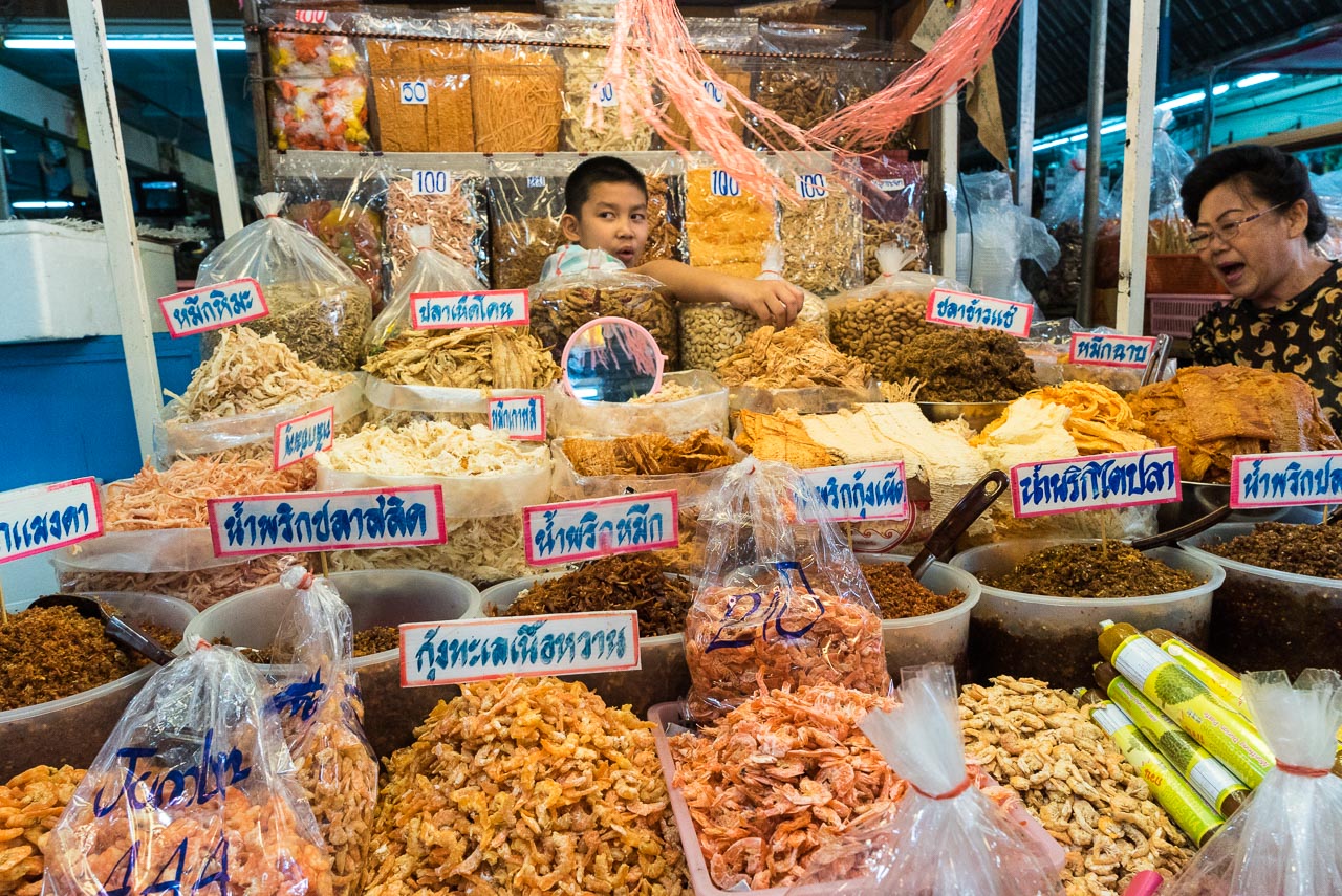 dried fish / hua hin, thailand