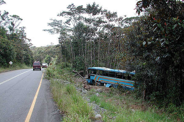 An accident in the jungle, hours from a hospital